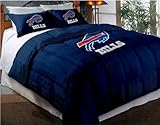 Buffalo Bills Comforter Set: Twin Comforter with Shams