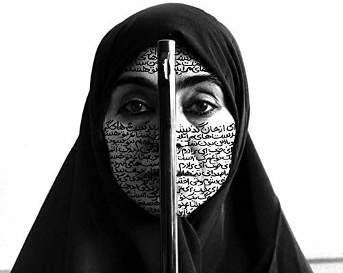 Shirin Neshat, titulo: Mujeres por ala ref 21,Paper FOTO gloss satin , size 29x42 cmts