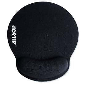 Allsop 30203 Memory Foam Mouse Pad (Black) by Allsop