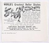 1947 Chicago Flying Scout Roller Skates Print Ad (1608)