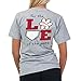 Baseball Love of the Game - Ladies Baseball T-Shirt (Various Colors)
