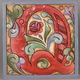 Jim Shore Monogram Red Alphabet Letter Display 