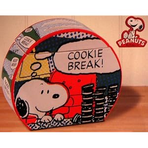 Gibson's Charlie Brown Peanuts Cookie Break Treat Jar by Snoopy