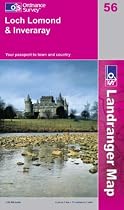 Loch Lomond and Inveraray (Landranger Maps) (OS Landranger Map)