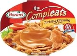 Hormel Compleats Turkey & Dressing with Gravy, 10-Ounce Microwavable Bowls (Pack of 12)