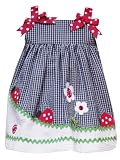 Rare Edition Girls 2-6x Seersucker Ladybug Dress