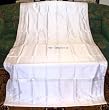 2 White Indian Silk Sari Saree Drapes, Panels, Curtains