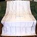 2 White Indian Silk Sari Saree Drapes, Panels, Curtains