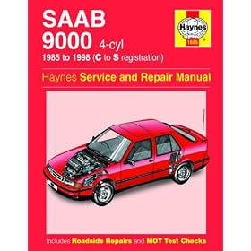 Haynes Garage Quality Car Repair Manual/Book For Saab 9000 (4-cyl) (85 - 98) C to S Including a De-Mister Pad and 1 Car Air Freshner.