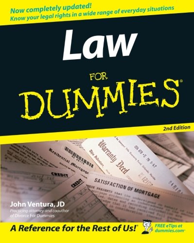 Law For Dummies, by JD John Ventura Law For Dummies, by JD John Ventura