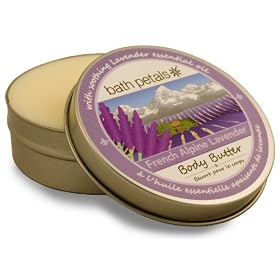 Bath Petals - French Alpine Lavender Body Butter, 4 OZ U.S / 113 g e