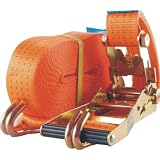 MASTERP LKW Ratschen-Spanngurt, orange, 8m, bis 1000Kg, inkl. Ratsche und Spitzhakenvon "Master-net"