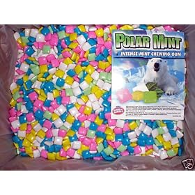 8 Pounds Dubble Bubble Tab Gum Polarmint Flavors