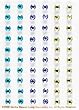 Martha Stewart Crafts Gem Stickers Blue/Lavender Ombre By The Package