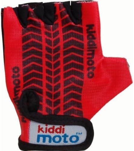 Kiddimoto Gloves Medium Red Tyre by Kiddmoto