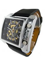 Youyoupifa Black And Square Automatic Mechanical Movement Men's Watch