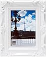 Kiera Grace Virginia Ornate Picture Frame, 5 by 7-Inch, White
