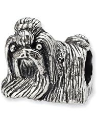 Sterling Silver Reflections Shih Tzu Bead