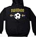 Sweden Flags International Soccer Sweatshirt, Swedish National Pride Mens Pullover Hoodie