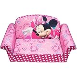Marshmallow Furniture Minnies Bow-Tique Flip Open Sofa