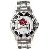 Arkansas Razorbacks Competitor Watch with a Metal Band