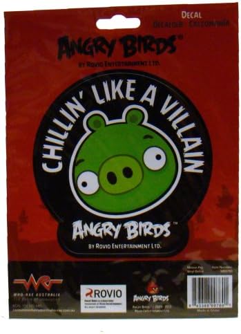 Angry Birds "Chillin' Like a Villan" Decal