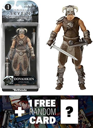 Dovahkiin: Funko Legacy Collection x The Elder Scrolls V - Skyrim Action Figure + 1 FREE Official Firefly Trading Card Bundle (66055)