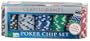 100 Ct. Classic Games Poker Chip Set 11.5 gm