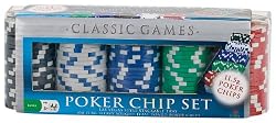 100 Ct. Classic Games Poker Chip Set 11.5 gm