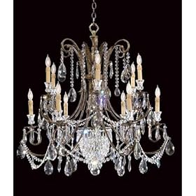 Savoy House Distressed Antique Bronze Thirteen-Light Chandelier