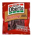 Oh Boy! Oberto Hickory Beef Jerky, 3.25-Ounce Bags (Pack of 4)
