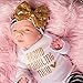 4 PC Newborn Baby Boy Girl Headband +Romper+ Leg Warmer Bodysuit Clothes Outfit(3-6 Months)