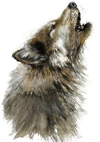 Wolf Watercolor Giclee Print