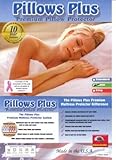 2 Pack of Pillows Plus Pillow Protectors - Standard Size - Made in the USA