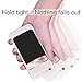 Phone Wallet, Card Sticker, Slim Flexible Lycra Stick-on Wallet Card Holder for iPhone, Others Smartphones and Apple TV Remote Control (Classic Black)