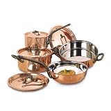 Matfer 915901 8 Piece Bourgeat Copper Cookware Set