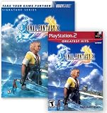 Final Fantasy X 10 & Official Strategy Guide Book Playstation 2 Combo