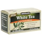 Bigelow White Tea with Tangerine Tea, 20-Count Boxes (Pack of 6)