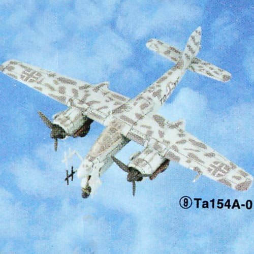 Famous Airplanes Of The World - Series 3 - TA154A-0 (4.5" wingspan - 1/44 scale Model Kit)