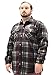 Woodland Supply Co. Mens' Thermal Lined Plaid Outerwear Shirt Jacket