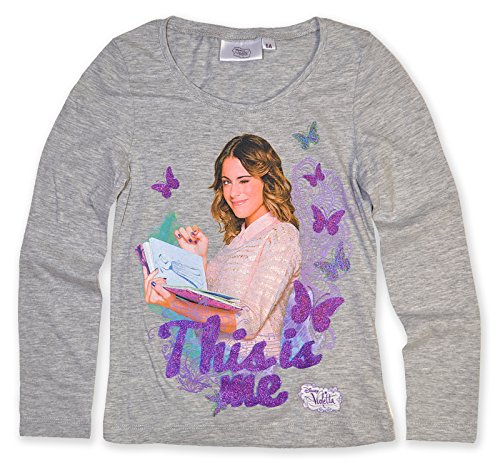 Girls Violetta Long Sleeve T Shirt Kids Disney Top Tee New Age 4 6 8 10 Years