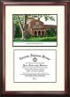California State University, Chico Scholar Scholar Mahogany Framed Lithograph w/Diploma Opening