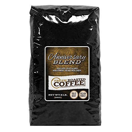 ANNIVERSARY ARTISAN BLEND 2014, Whole Bean Coffee, Fresh Roasted Coffee LLC. (2 lb.)