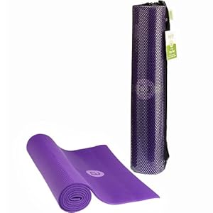 Agile Fitness® 1/4 thick Phthalate-Free Yoga Mat in Shoulder Carry Mesh Bag