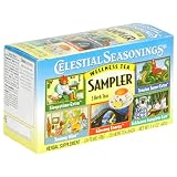 Celestial Seasonings Wellness Tea Sampler, Variety Pack of 5 Flavors, Tea Bags, 20-Count Boxes (Pack of 6)