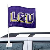 NCAA LSU Tigers 11" x 15" Purple Car Flag