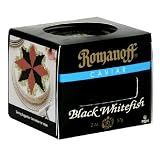 Romanoff White Fish Cavier Dom, 2-Ounce Jars (Pack of 4)