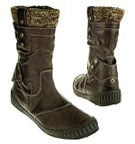 MUSTANG SHOES Damen Schuhe Winter Stiefel braun -leicht gefüttert