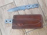 Super Sale! Damascus 'Skeleton' Bushcraft Knife/blade - The Perfect Tool for Most Camping and Bushcraft Tasks. Make Your Own Damascus Knife!