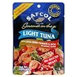 SAFCOL Gourmet on the Go Chunk Light Tuna with Oven Dried Tomato and Basil in Spring Water, 3.5-Ounce Pouches (Pack of 12)
